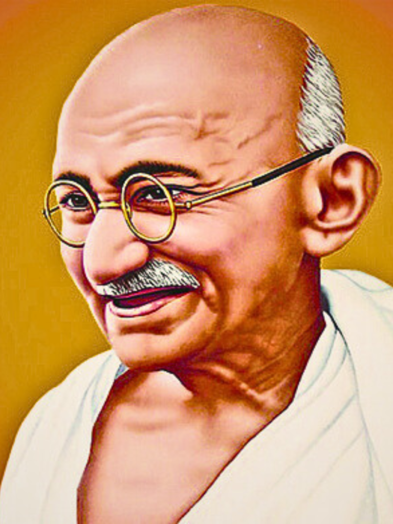 Mahatma Gandhi Essay in English, Hindi, Kannada